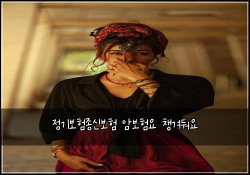 정기보험종신보험 암보험요 챙겨둬요