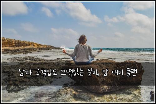  남자 고혈압도 끄떡없는 실비, 암 대비 플랜