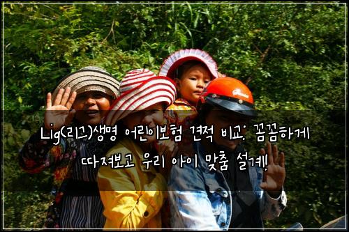 Lig(리그)생명 어린이보험 견적 비교: 꼼꼼하게 따져보고 우리 아이 맞춤 설계!