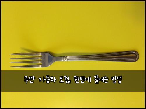 투싼 자동차 보험, 한번에 끝내는 방법