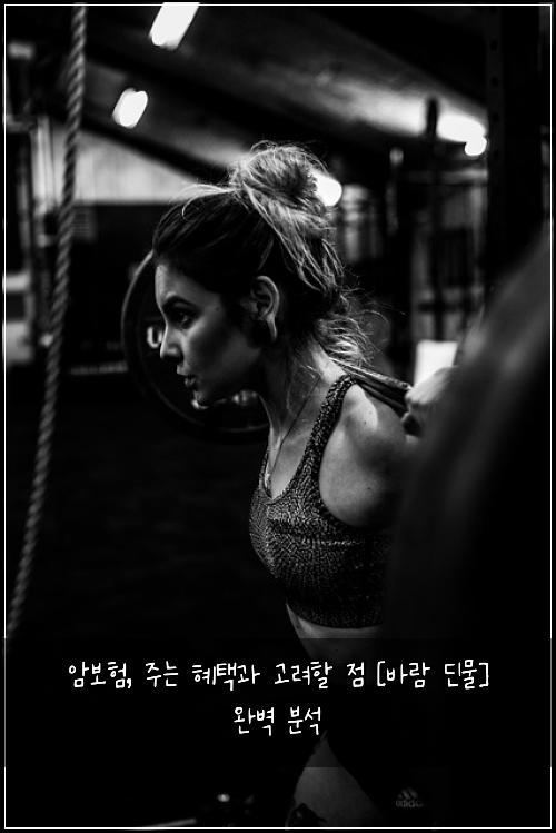 암보험, 주는 혜택과 고려할 점 [바람 딘물] 완벽 분석