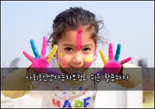 사회초년생자동차보험료 쉬운 활용하자