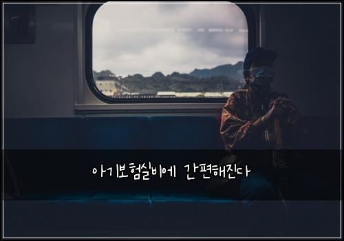 아기보험실비에 간편해진다