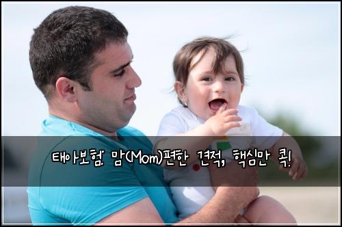 태아보험: 맘(Mom)편한 견적, 핵심만 콕!
